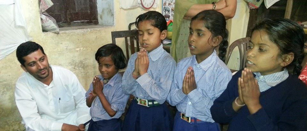 Intereaction with school children 