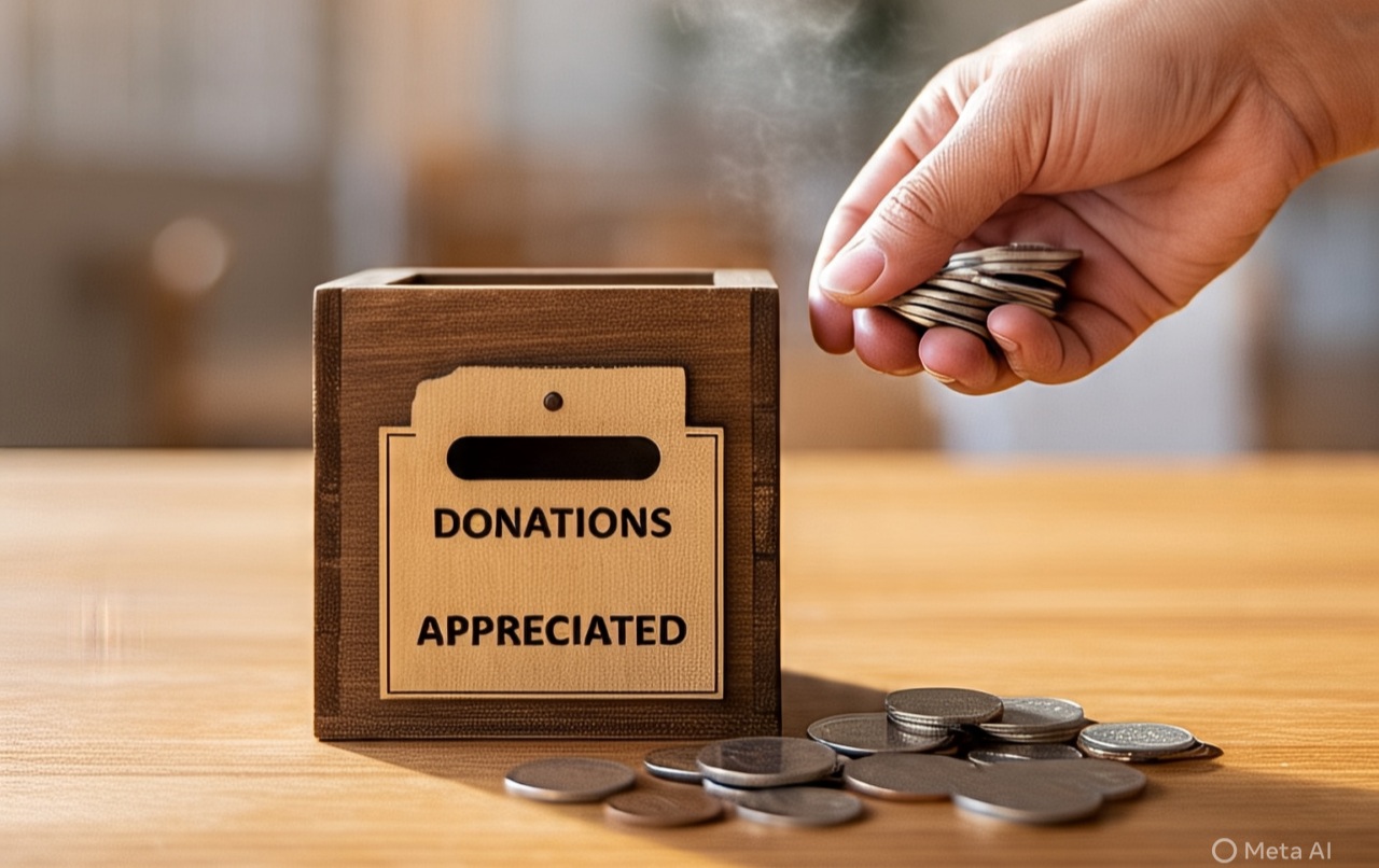 little donation can change of someone life